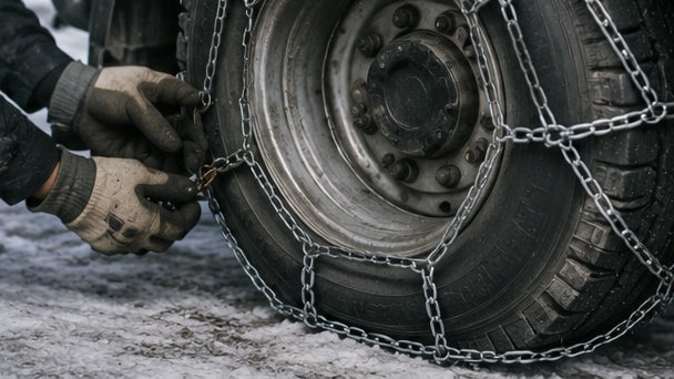Jak założyć łańcuchy śniegowe na ciężarówkę? Instrukcja krok po kroku