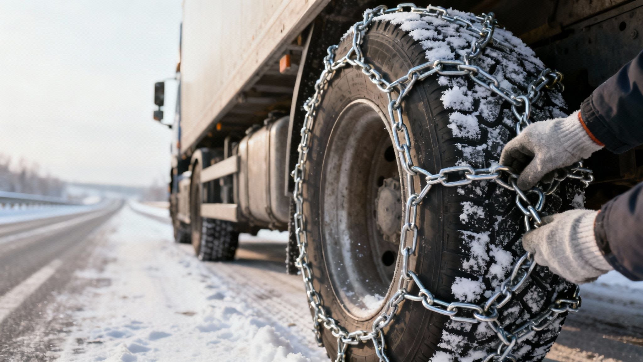 Łańcuchy na koła: Klucz do bezpieczeństwa w zimowym transporcie