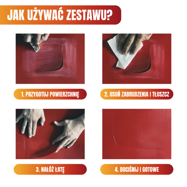 ZESTAW DO NAPRAWY PLANDEK R-PLAST ROLL PREMIUM 22×220 CM 0,48 M²