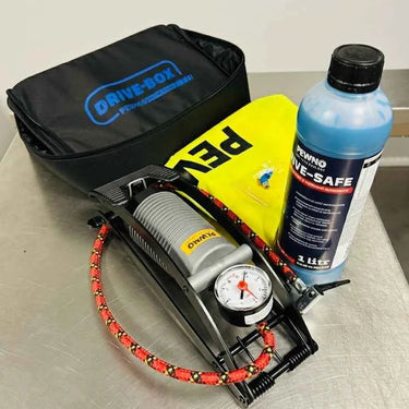 PEWNO - DRIVE-BOX (kompletny zestaw naprawczy z pompką)