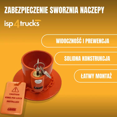 Securing the trailer pin 