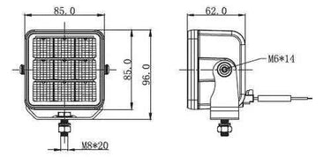 Lampa robocza SKYLED Amnis Golden 45S 10-32V, 45W, 3780 Lm (światło skupione) R10/R149