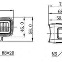 Lampa robocza SKYLED Ignis 15S 10-32V, 15W, 1560 Lm (światło skupione) R10