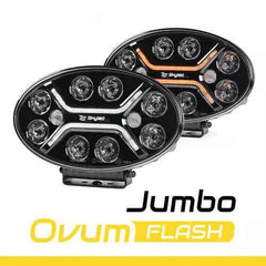 Reflektor dalekosiężny SKYLED Jumbo Ovum Flash FULL LED (82W, białe i pomarańczowe światło pozycyjne / światło ostrzegawcze R10/R65/R148/R149