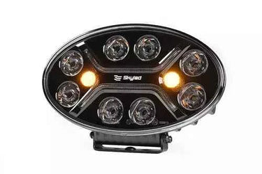 Reflektor dalekosiężny SKYLED Jumbo Ovum Flash FULL LED (82W, białe i pomarańczowe światło pozycyjne / światło ostrzegawcze R10/R65/R148/R149