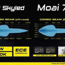 Reflektor dalekosiężny SKYLED Moai 7X White FI171 (136W, biała i pomarańczowa pozycja) R149/R148/R10 - biała obudowa