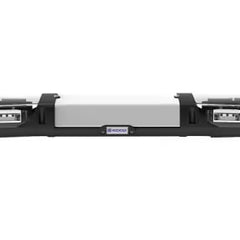 Belka ostrzegawcza LED 1000mm 24 diody 12/24V R65 pomarańczowa z przezroczystymi kloszami