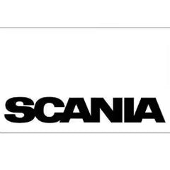 Chlapacz SCANIA 600x350mm z czarnym napisem