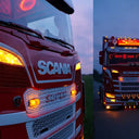 Dodatkowo światła pozycyjne LED białe/pomarańczowe do reflektorów dalekosiężnych Scania R/S 2016-2022