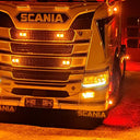 Dodatkowy moduł LED pomarańczowego światła pozycyjnego do reflektora Scania R/S 2016+