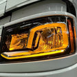 Dodatkowy moduł LED pomarańczowego światła pozycyjnego do reflektora Scania R/S 2016+