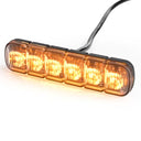 Elastyczna lampa ostrzegawcza SKYLED 117x27 mm (stroboskop pomarańczowe 6 LED) R10 R65 SAE