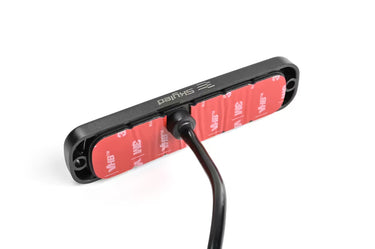 Elastyczna lampa ostrzegawcza SKYLED 117x27 mm (stroboskop pomarańczowe 6 LED) R10 R65 SAE