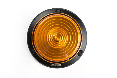 Kogut ostrzegawczy LED SKYLED 12/24V pomarańczowy (93,5 mm) montaż 3 śrubki R65