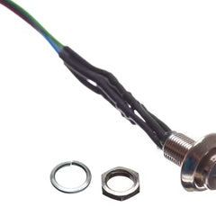 Komplet 5 lampek oświetlenia wnętrza RGB 24V - chromowana oprawka