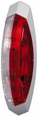 Lampa obrysowa boczna HELLA 12V czerwona prawa z żarówką C5W