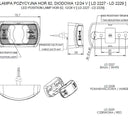 Lampa obrysowa LD 2227