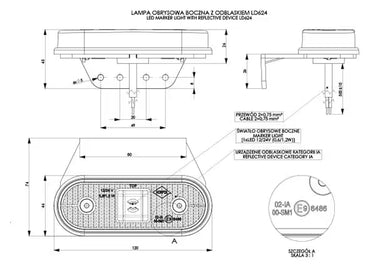 Lampa obrysowa LD 624