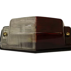 Lampa obrysowa podwójna z kloszem białoczerwy (R10W)
