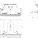 LD 2510 Lampa obrysowa slim XS