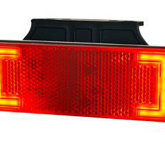 LD 2516 Lampa obrysowa slim XS – czerwona z wieszakiem