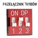 Lampa ostrzegawcza LED R10 wysoka na trzpień (kogut) 12/24V