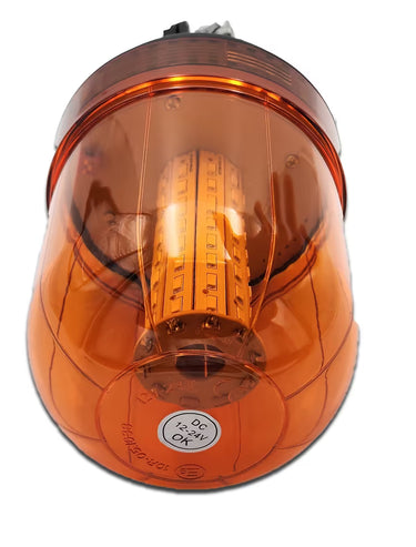 Lampa ostrzegawcza LED R10 wysoka na trzpień (kogut) 12/24V