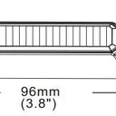 Lampa ostrzegawcza LED SKYLED 96x28 mm stroboskopowa pomarańczowa R10 R65 SAE