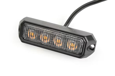 Lampa ostrzegawcza LED SKYLED 96x28 mm stroboskopowa pomarańczowa R10 R65 SAE