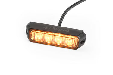 Lampa ostrzegawcza LED SKYLED 96x28 mm stroboskopowa pomarańczowa R10 R65 SAE