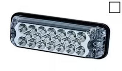 Lampa ostrzegawcza LED stroboskop 12/24V IP67 białe światło ECCO