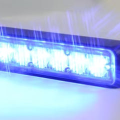 Lampa ostrzegawcza LED stroboskopowa niebieska 12/24V R65 IP67