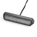 Lampa ostrzegawcza SKYLED 128x28 mm stroboskop czerwone światło 6 LED