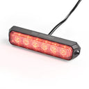 Lampa ostrzegawcza SKYLED 128x28 mm stroboskop czerwone światło 6 LED