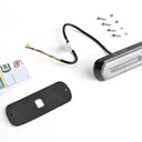 Lampa ostrzegawcza SKYLED 132x51 mm z czerwonym światłem pozycyjnym i stroboskopem pomarańczowym LED