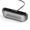 Lampa ostrzegawcza SKYLED 132x51 mm z czerwonym światłem pozycyjnym i stroboskopem pomarańczowym LED