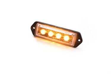 Lampa ostrzegawcza SKYLED 32x110 mm LED stroboskopowa pomarańczowa R10 R65 SAE
