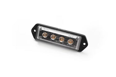 Lampa ostrzegawcza SKYLED 32x110 mm LED stroboskopowa pomarańczowa R10 R65 SAE