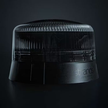 Lampa ostrzegawcza STRANDS BLACK RAVEN PHAROS LED 12-24V z przydymionym kloszem