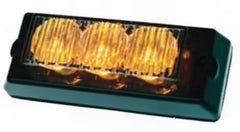 Lampa ostrzegawcza stroboskopowa LED 12-24V, pomarańczowa, IP67