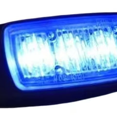 Lampa ostrzegawcza stroboskopowa LED niebieska 12/24V ECE R65