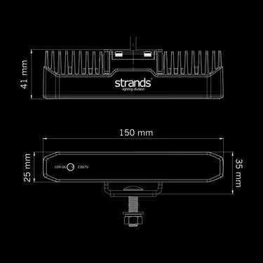 Lampa robocza FIREFLY BEST VIEW 30W, 10-48V, 2400 Lm, światło rozproszone