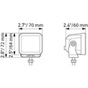 Lampa robocza Hella ValueFit Black Magic 12/24V LED 20W 1400 lm (rozproszona)