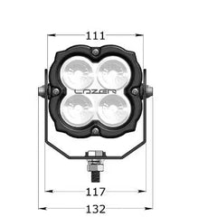 Lampa robocza LAZER UTILITY-45 LED 4560 lm 45W rozproszone światło
