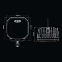 Lampa robocza LED FOR9T NO-GLARE 78W, 10-48V, 3220 lm, bez olśnienia