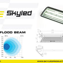 Lampa robocza LED SKYLED SCENE SLH 52W 5200lm rozproszona 10-30V