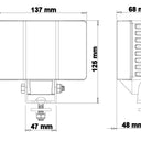 Lampa robocza LEDSON Hydra60 9-36V, 60W, 5600 Lm (światło rozproszone)