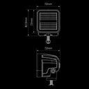 Lampa robocza Siberia XP Qube LED 3150 lm ze światłem pozycyjnym biały/pomarańczowy