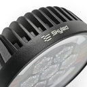 Lampa robocza SKYLED Aura C35F okrągła 9-32V 35W 3500Lm z pozycją pomarańczową/czerwoną i światłem ostrzegawczym R65