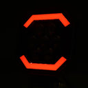 Lampa robocza SKYLED Aura Q35F kwadratowa 9-32V 35W 3500Lm pomarańczowa/czerwona z homologacją R10/R65/R148